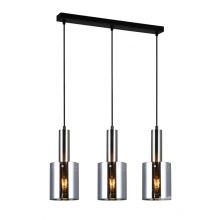 Sardo lampa wisząca nikiel satynowany/stal 3x40W E27